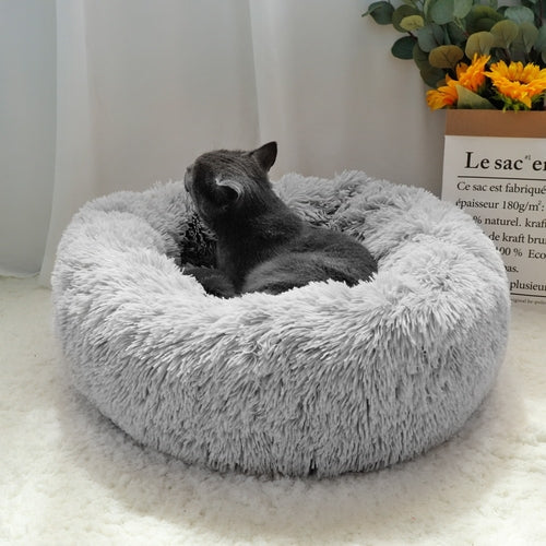 Fluffy Donut Pet Bed
