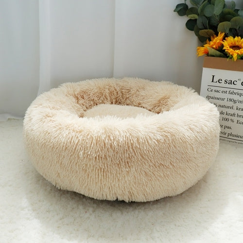 Fluffy Donut Pet Bed