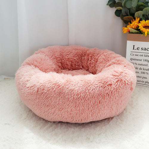 Fluffy Donut Pet Bed