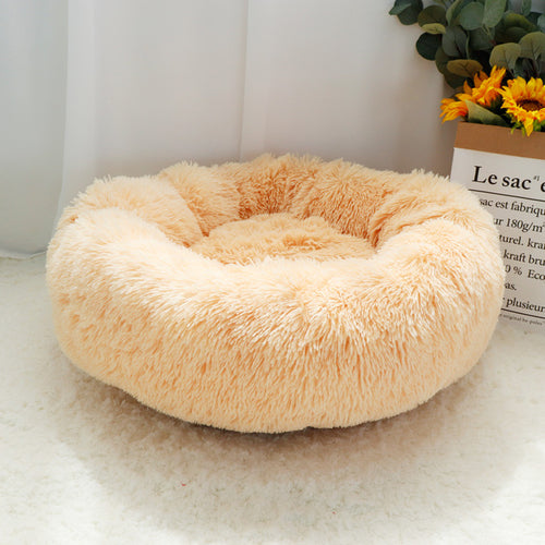 Fluffy Donut Pet Bed