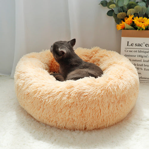 Fluffy Donut Pet Bed