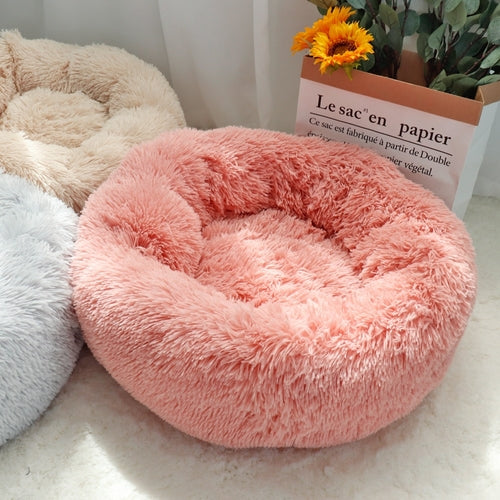 Fluffy Donut Pet Bed