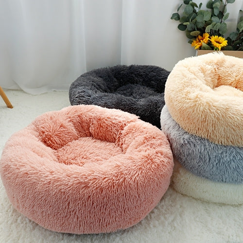 Fluffy Donut Pet Bed