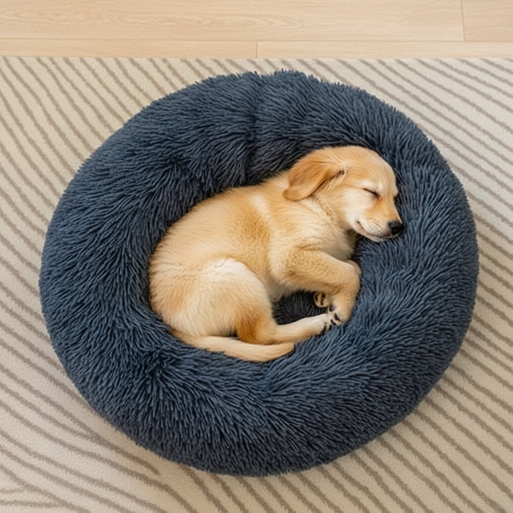 Fluffy Anti-Anxiety Dog Bed